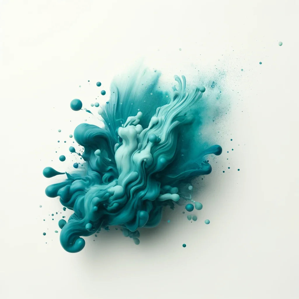 Teal Serenity Cotton Cushion