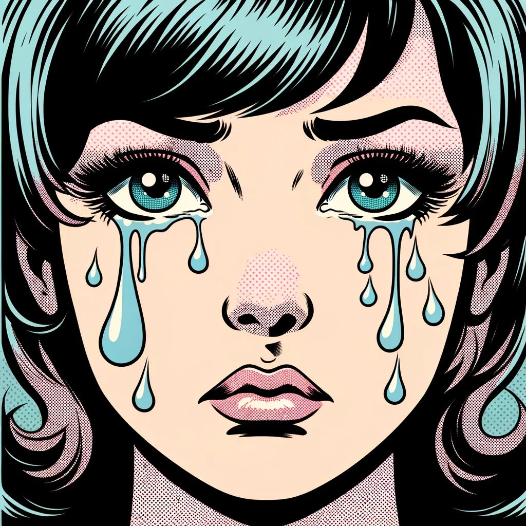 Tearful Pop Canvas