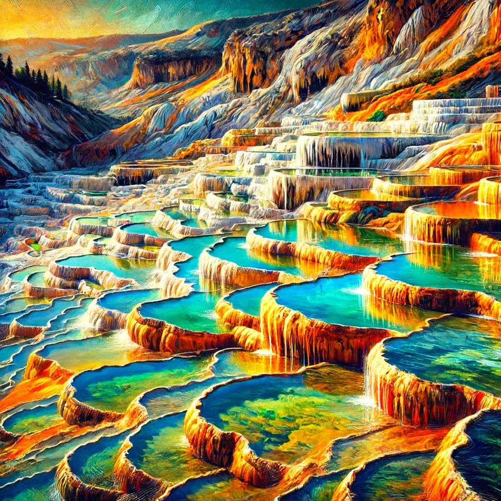 Terraced Springs Canvas