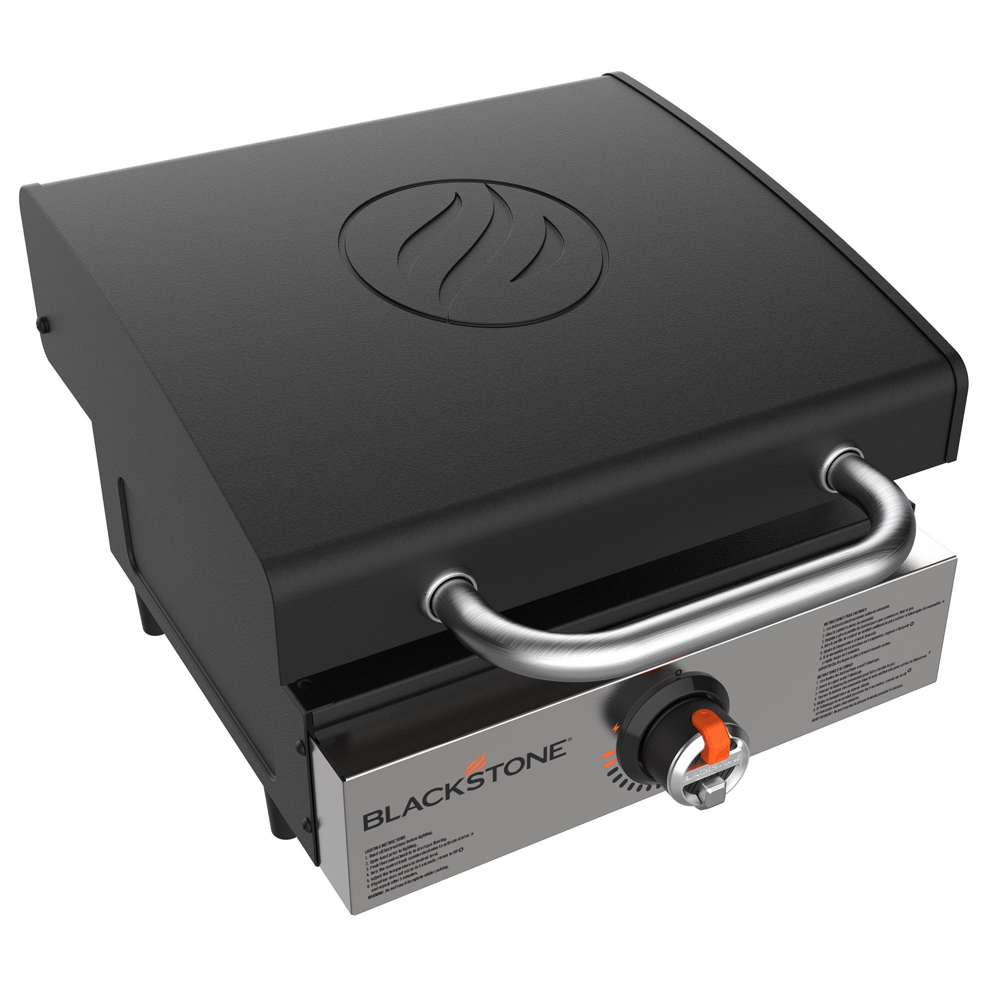 TheFoalyard Blackstone Original 17-inch Tabletop Griddle with Hood - outdoor portable cooking