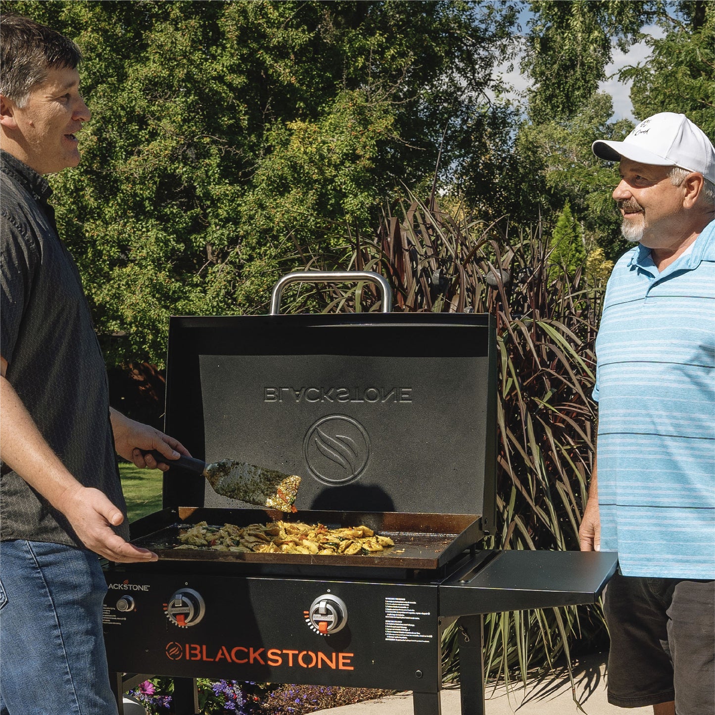 TheFoalyard Blackstone Original 28-inch Griddle with Hood - outdoor BBQ cooking