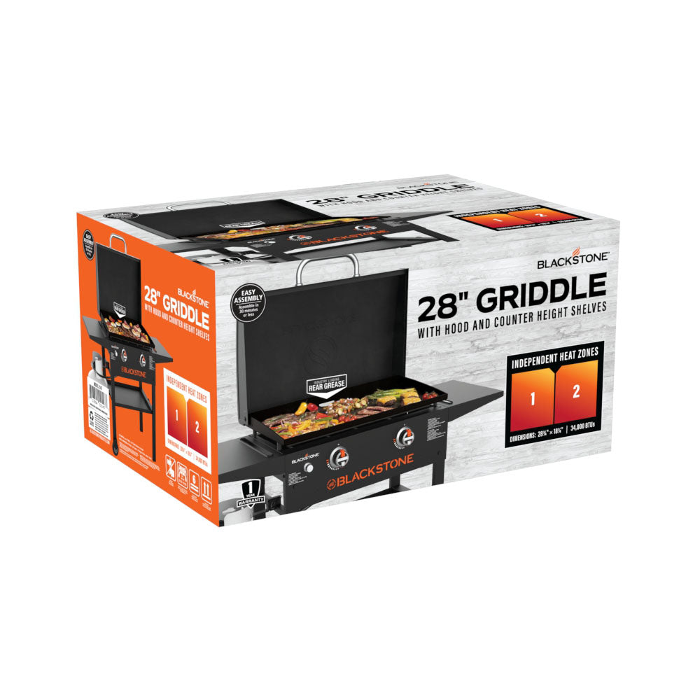 TheFoalyard Blackstone Original 28-inch Griddle with Hood - packaging box
