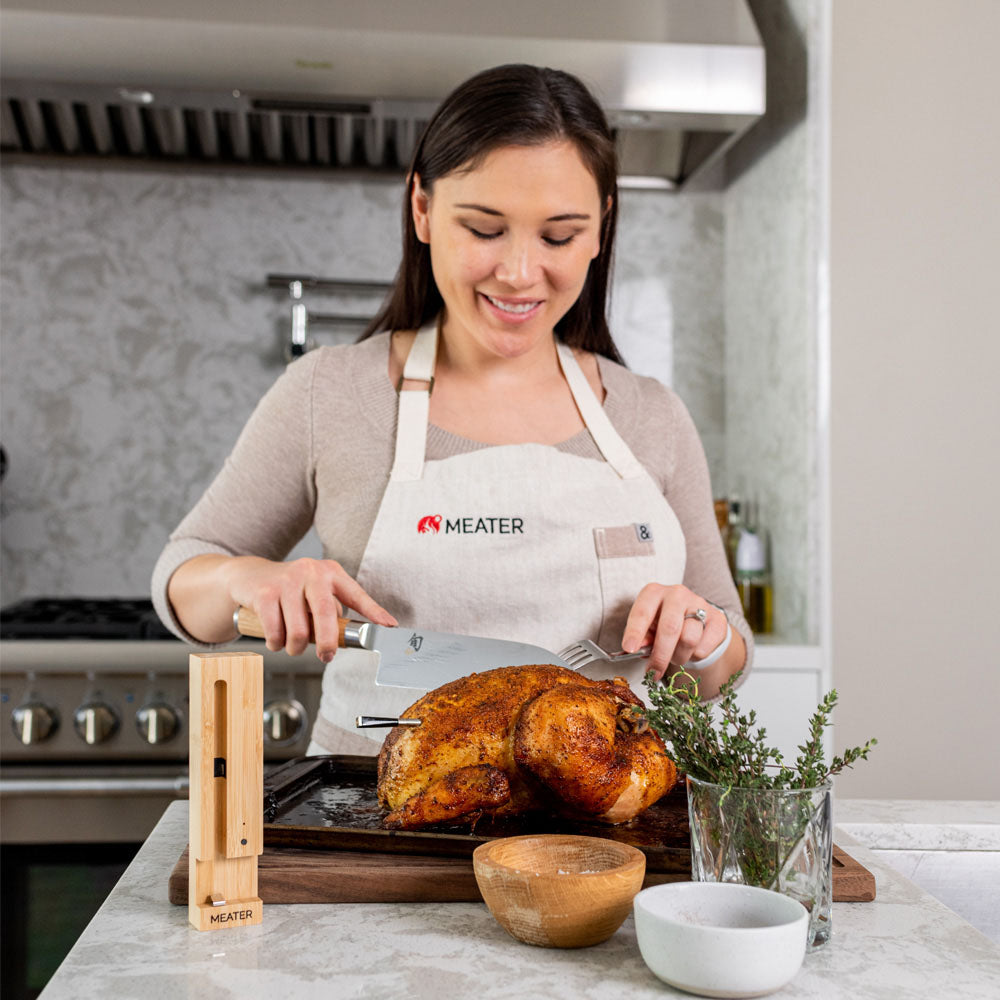 TheFoalyard MEATER Plus Wireless Smart Meat Thermometer - chicken oven cooking