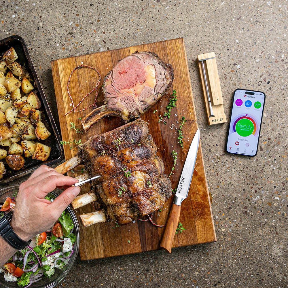 TheFoalyard MEATER Pro Wireless Smart Meat Thermometer - T-bone perfect cooking temperature
