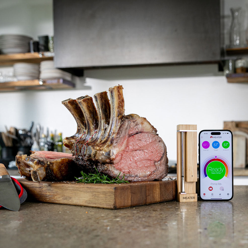 TheFoalyard MEATER Pro Wireless Smart Meat Thermometer - prime rib cooking perfect temperature