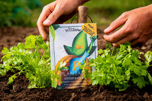 TheFoalyard Willsow The Parsley Who Flew to the Rescue The Plantable Parsley Childrens Book seeds