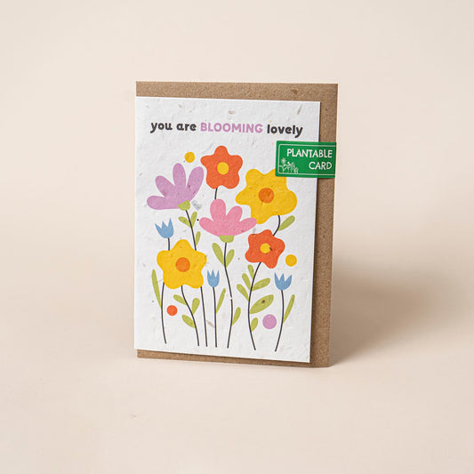 TheFoalyard Willsow You Are Blooming Lovely Wildflowers Plantable Card