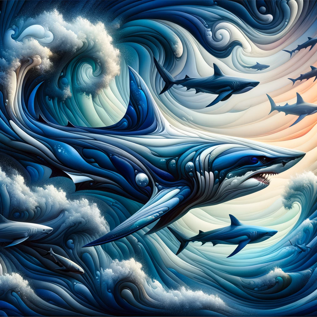 The Shark's Ballet Canvas
