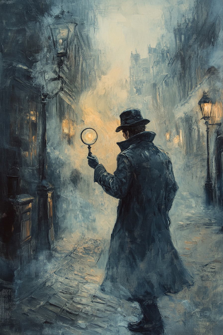 The Detective’s Path Canvas