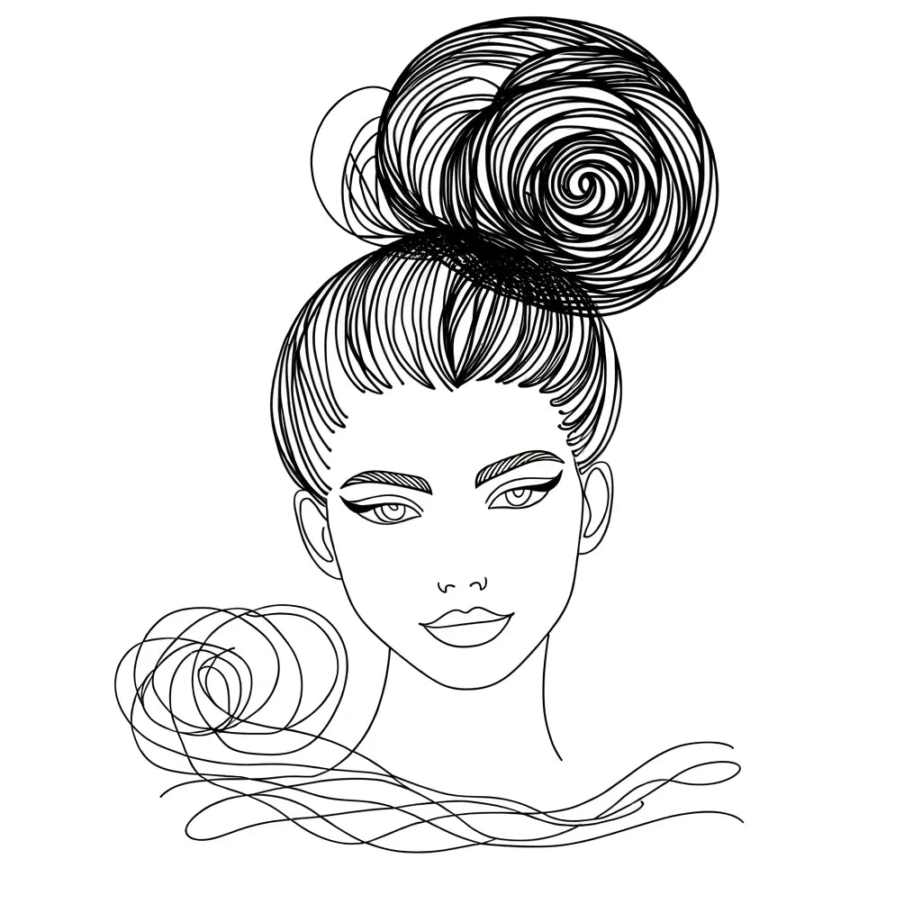 The Elegant Bun Cotton Cushion