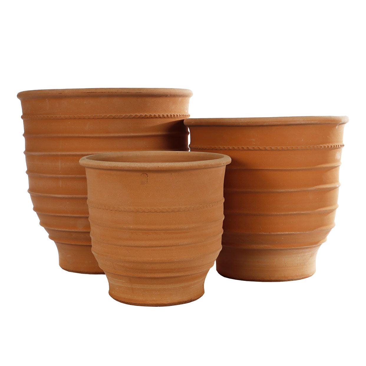 The Foalyard - Exara Cretan Terracotta Large Frost-Proof Planters premium quality - 50 years guarantee - The Terracotta Pot Company - Cretan Ceramics by Andonis Araviakis