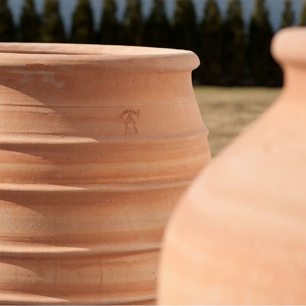 The Foalyard - Fraska Cretan Terracotta Large Frost-Proof Pots from H70 x D60cm high quality garden patio decor - 50 years warranty - The Terracotta Pot Company - Cretan Ceramics by Andonis Araviakis