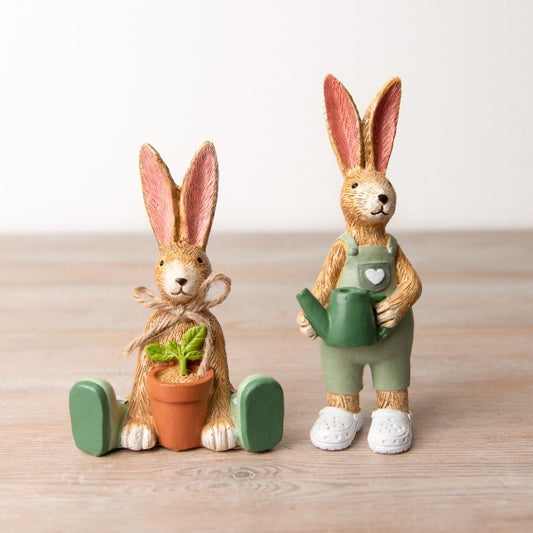 The Foalyard - Portland Living Jasper Bunnies Rabbits Gardening figurines