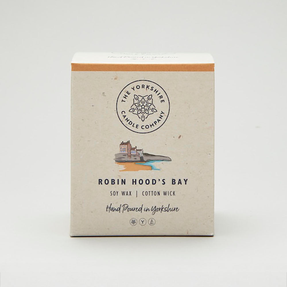 https://download.thefoalyard.co.uk/Yorkshire/The Foalyard - Robin Hoods Bay Candle Glass Tumbler presentation box British Made by The Yorkshire Candle Company