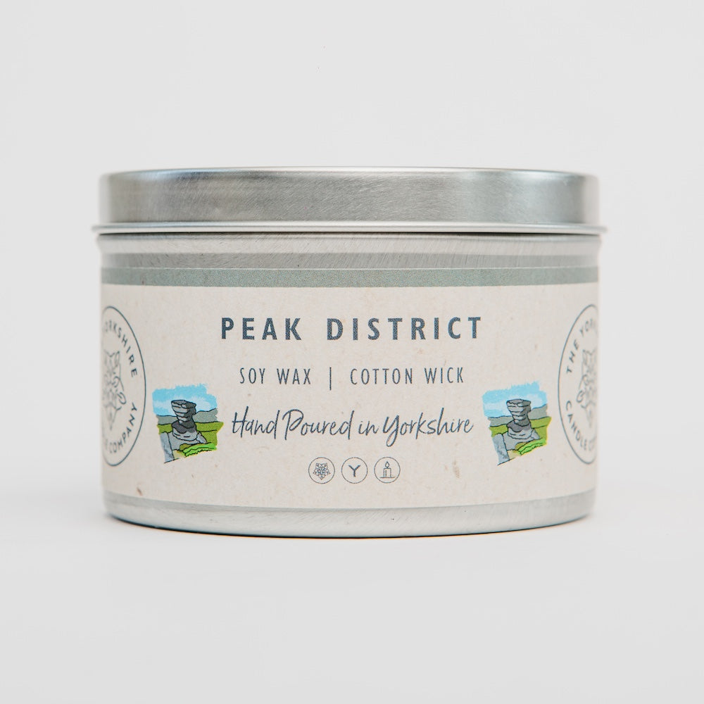 The Foalyard Peak District Scented Large Tin Candle
