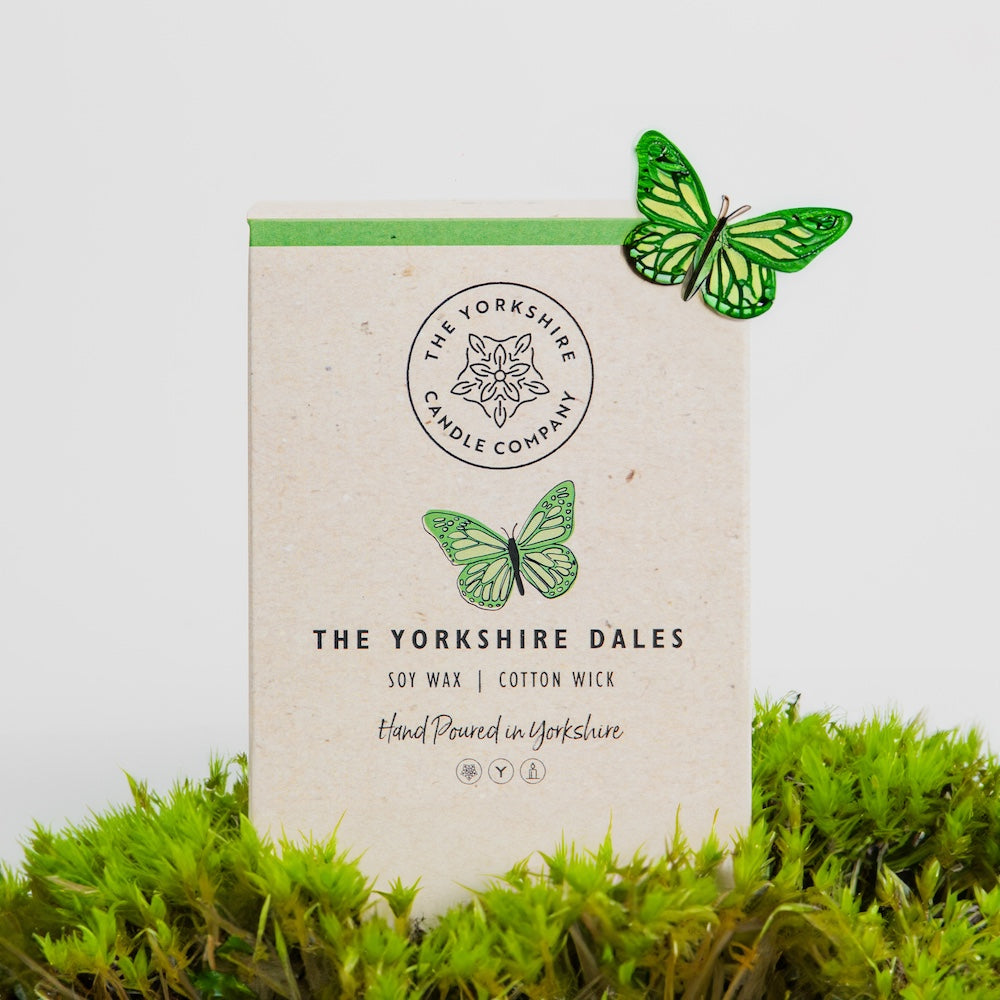 The Foalyard The Yorkshire Dales Candle Glass Tumbler presentation box