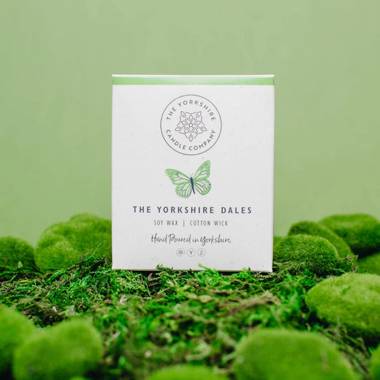 The Foalyard The Yorkshire Dales Candle Glass Tumbler presentation box