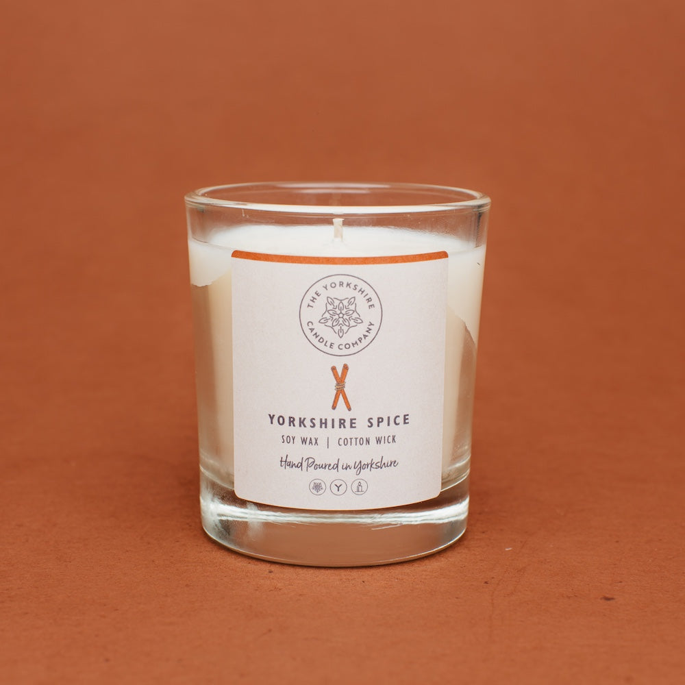 The Foalyard Yorkshire Spice Candle in Glass Tumbler