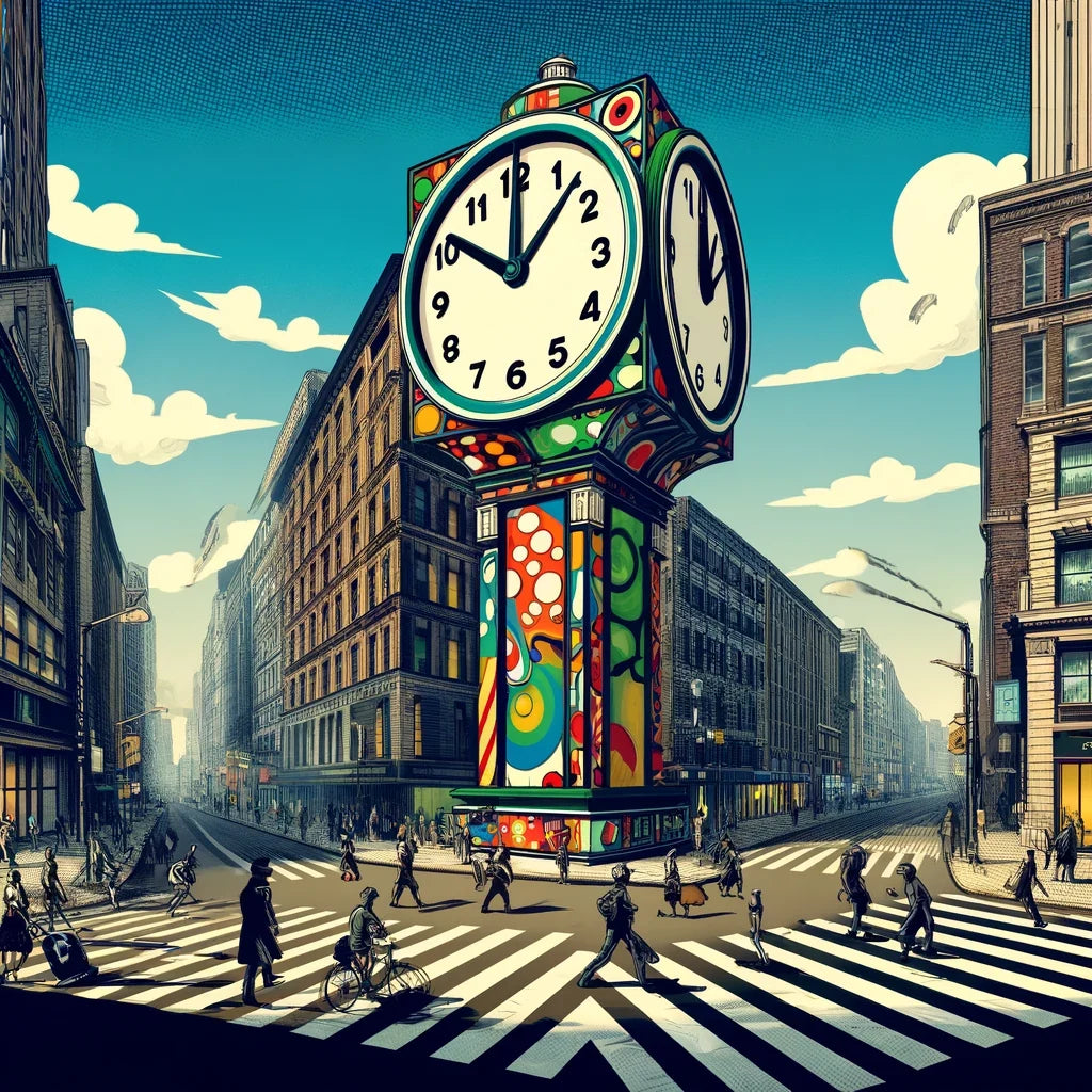 Time's Whimsy Avenue Canvas