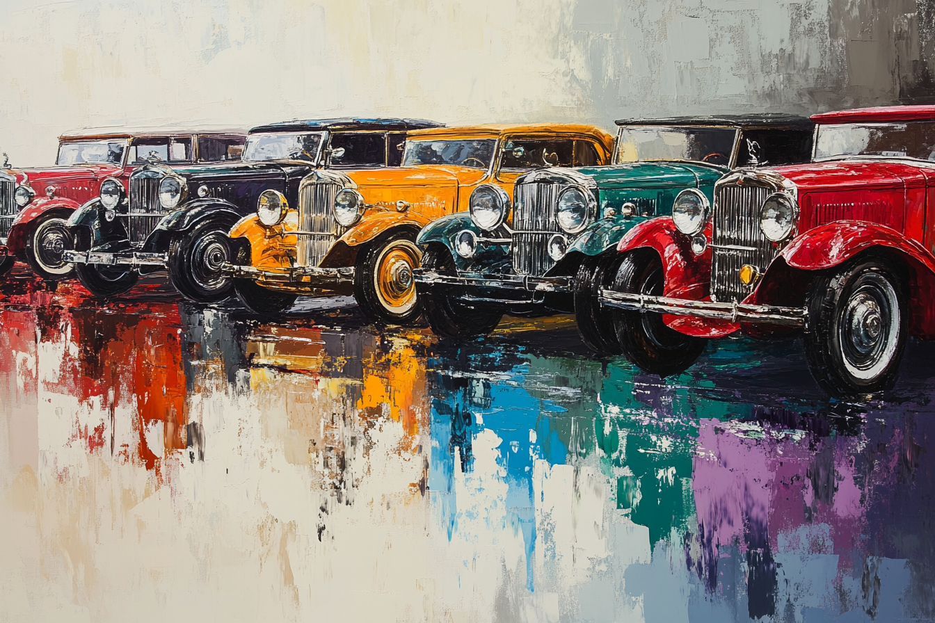 Timeless Automobile Canvas