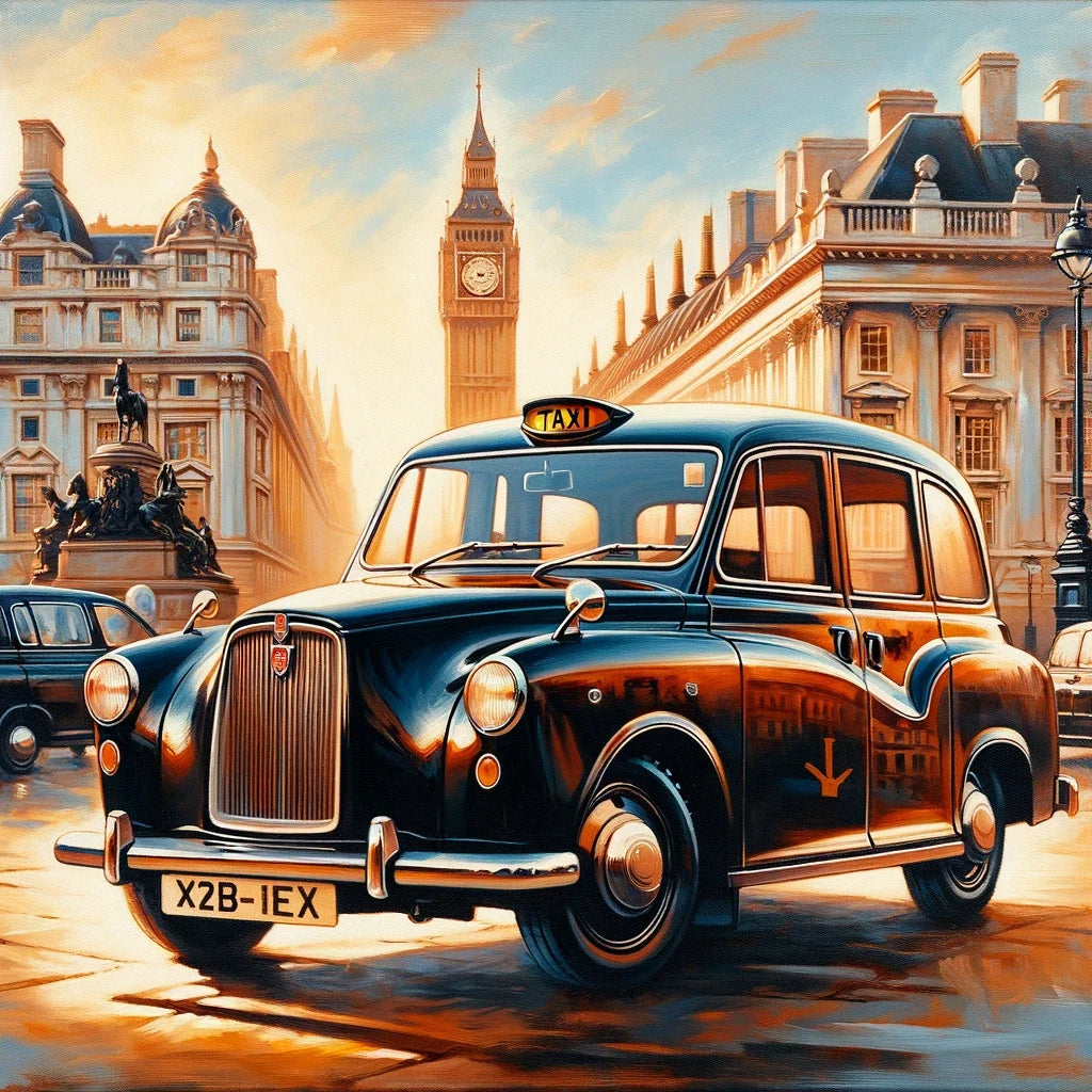 Timeless Journey London Taxi Canvas