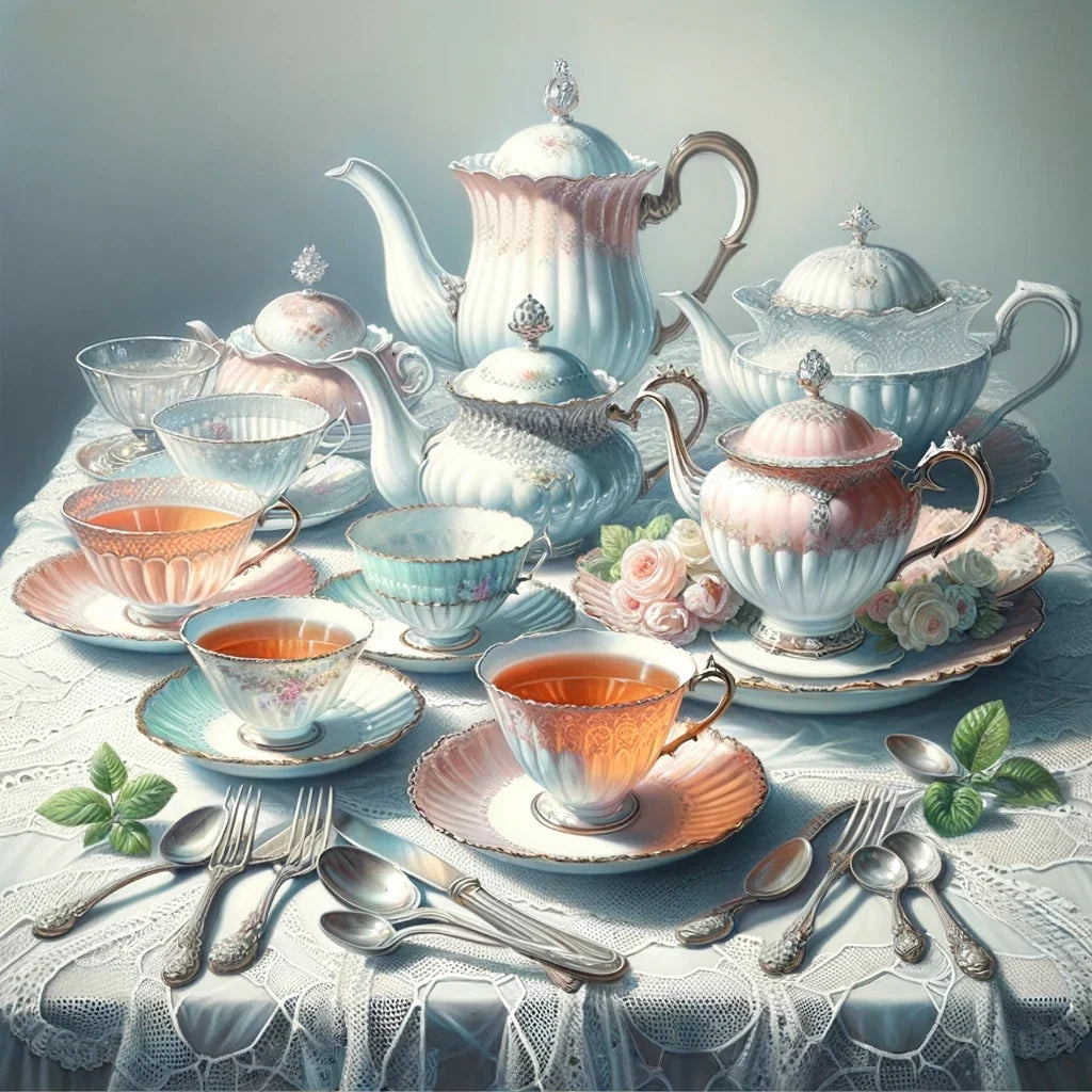Timeless Tea Time Canvas