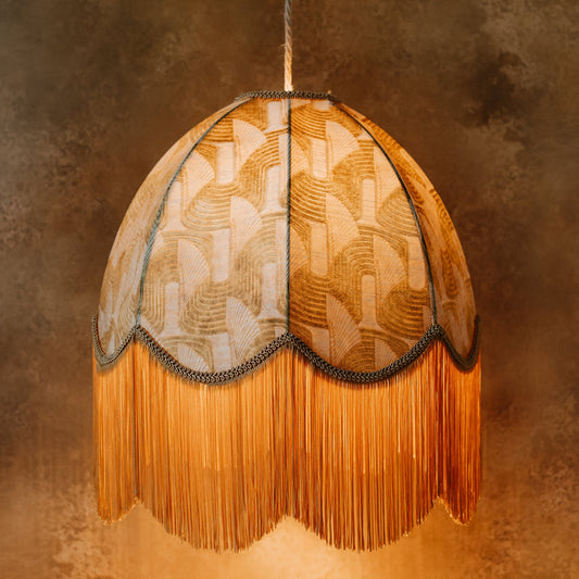 The Brigitte Fringed Lampshade