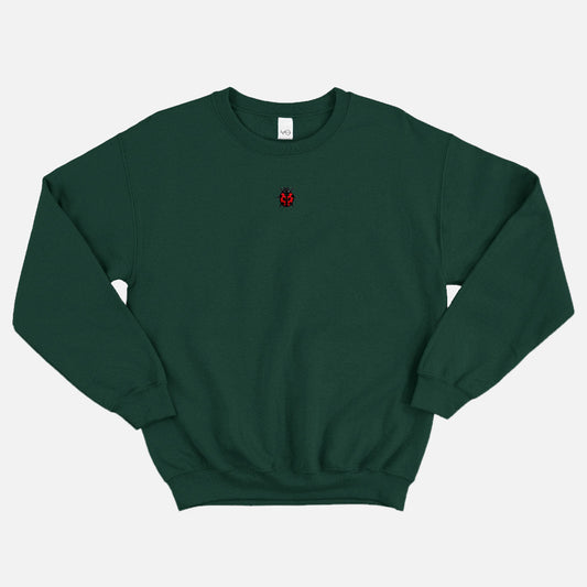 Tiny Ladybug Embroidered Sweatshirt (Unisex)