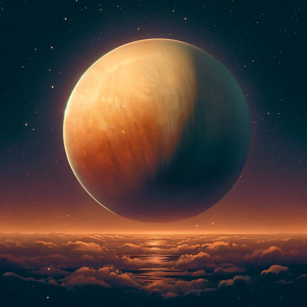 Titan's Hazy Enigma Canvas