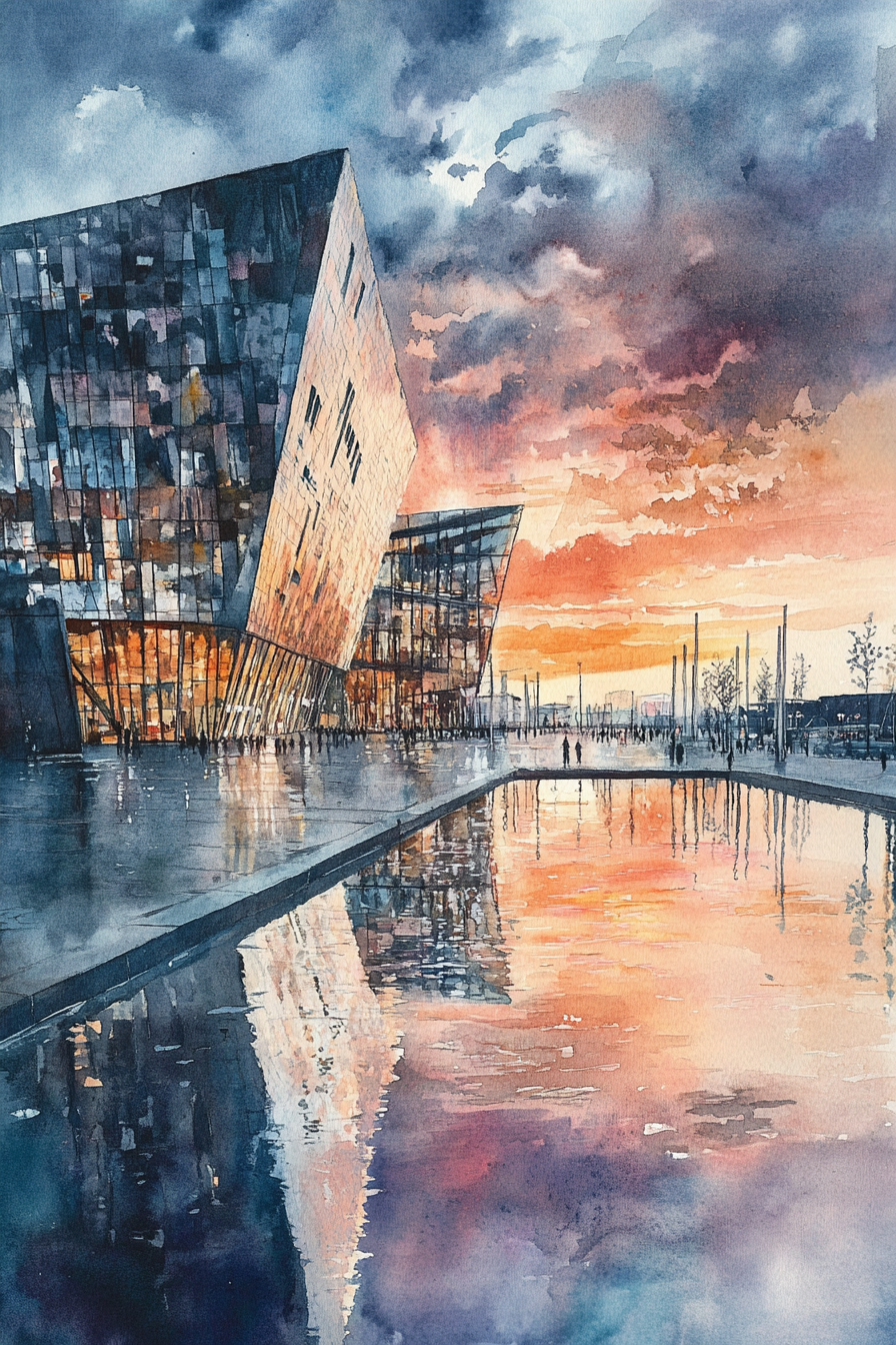 Titanic Twilight Canvas