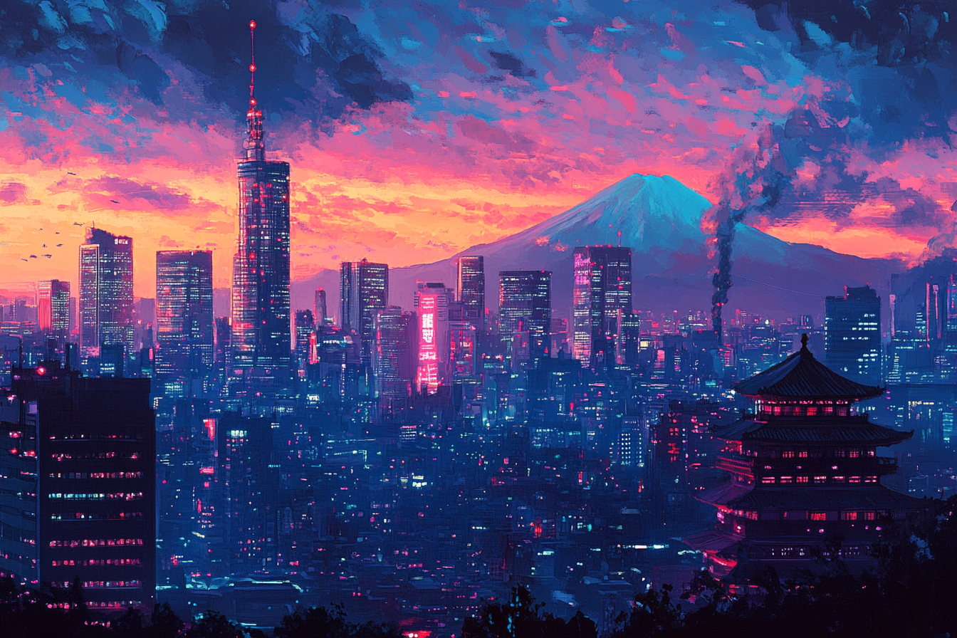 Tokyo Harmony Blanket