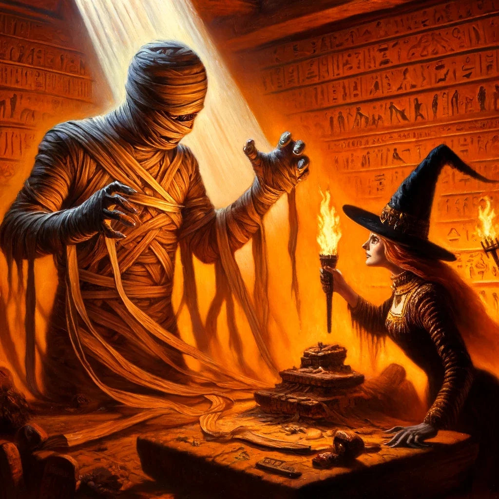 Tomb Confrontation Canvas