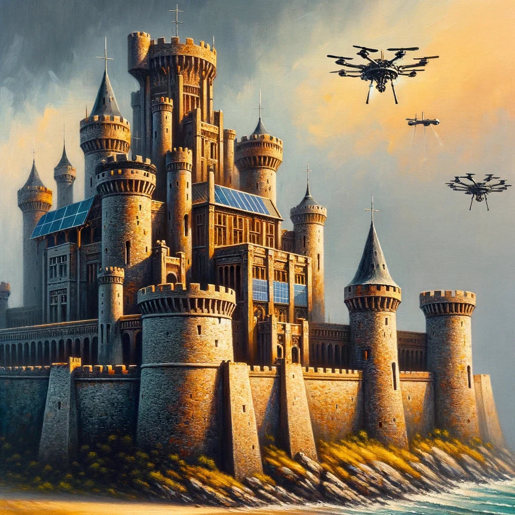 Tomorrow's Castle Sunrise Canvas