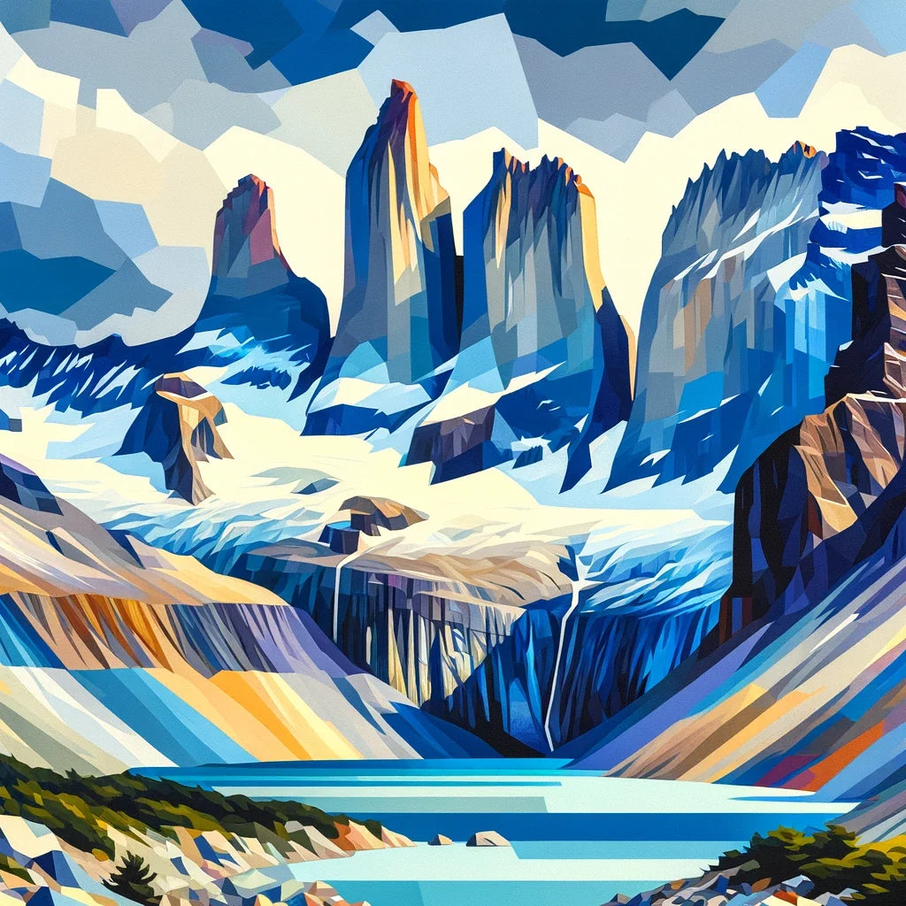 Torres del Paine Peaks Canvas