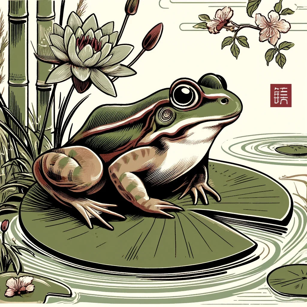 Tranquil Frog Canvas
