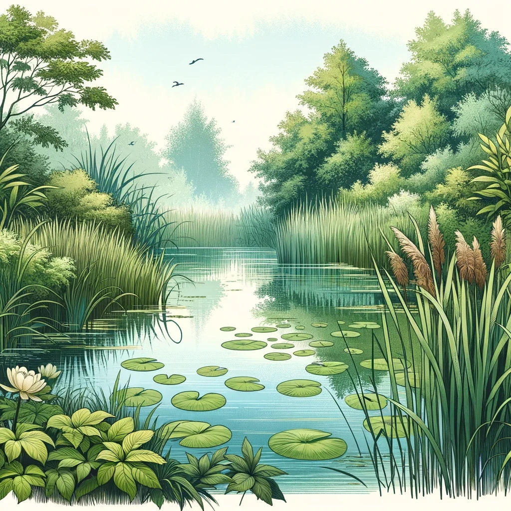 Tranquil Pond Canvas