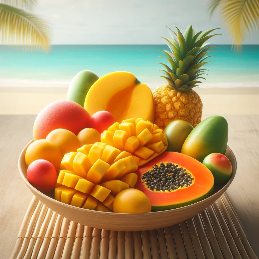 Tropical Fruit Medley Canvas
