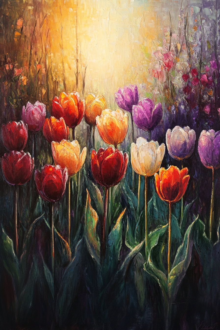 Tulip Serenade Golden Blanket