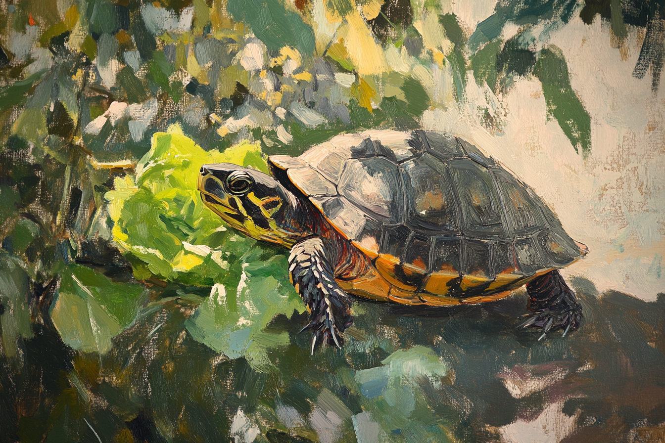 Turtle's Feast Canvas