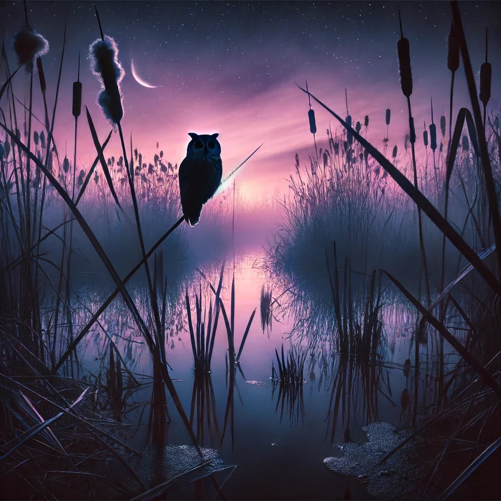 Twilight Marshland Canvas