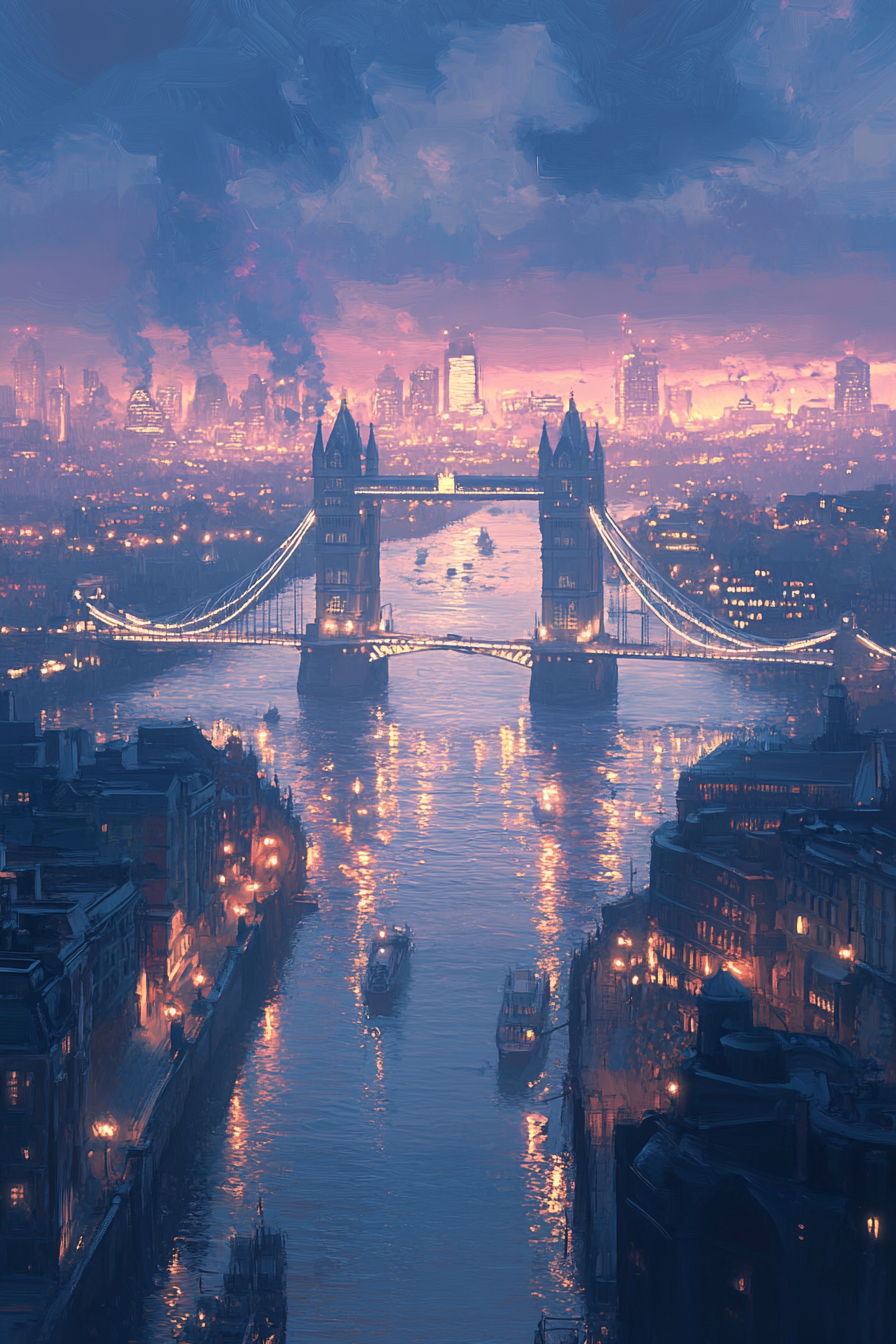 Twilight Reflections Canvas