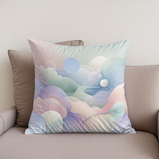Serene Pastel Whisper Cotton Cushion
