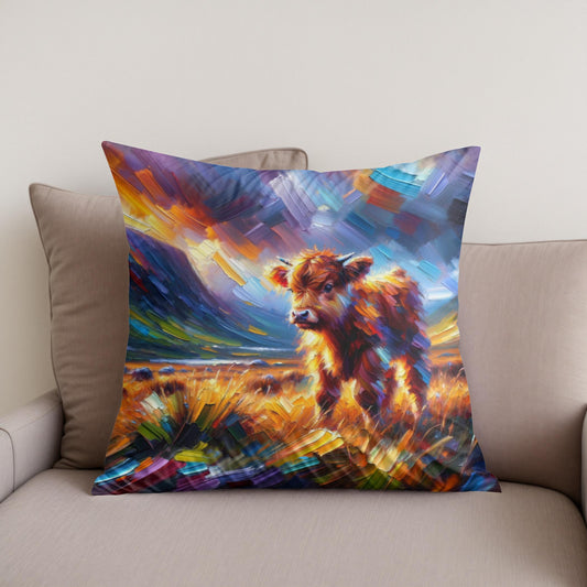 Highland Emotion Cotton Cushion