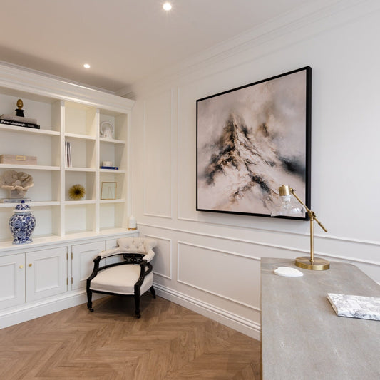 Altitude Square Framed Printed Canvas