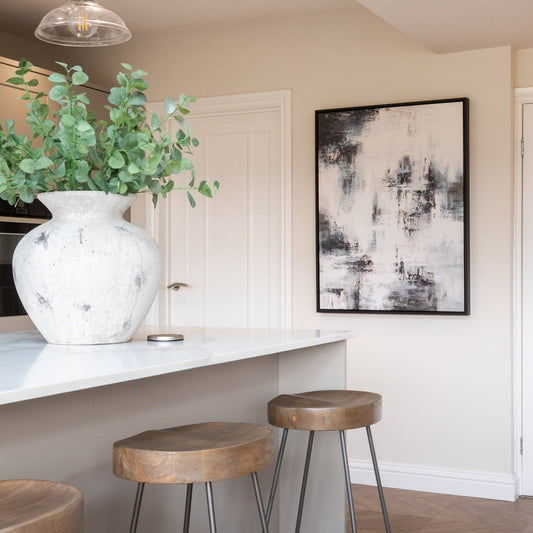 Libra Portrait Framed Printed Canvas