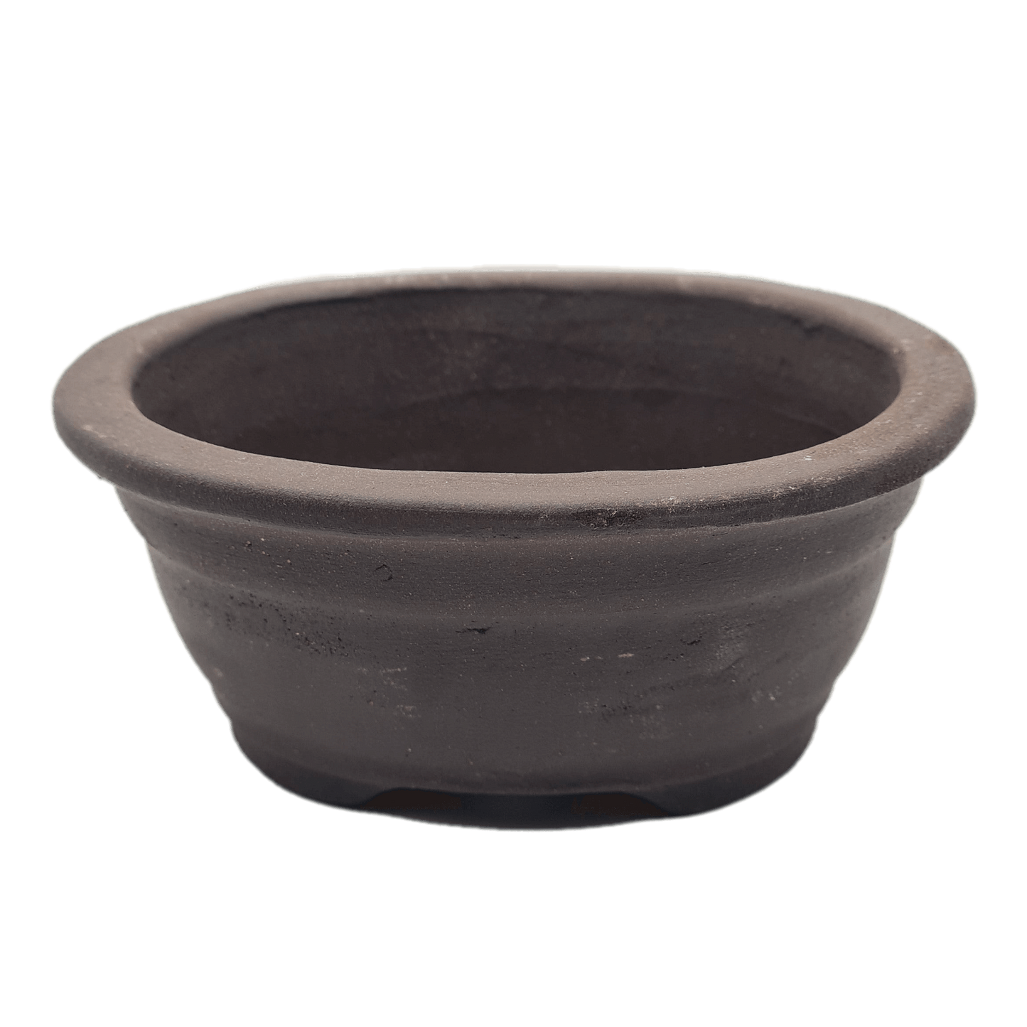 Unglazed Bonsai Pot | Oval | 16cm x 12cm x 5cm