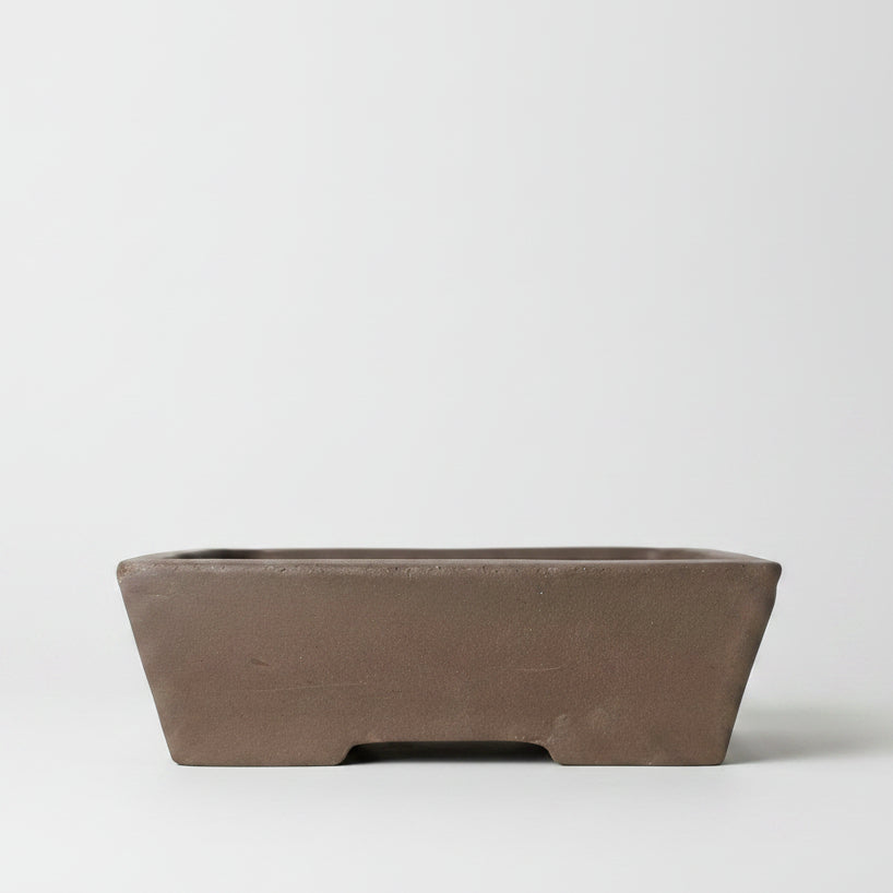 Unglazed Bonsai Pot Rectangle | 26cm x 19cm x 7cm | YB1132