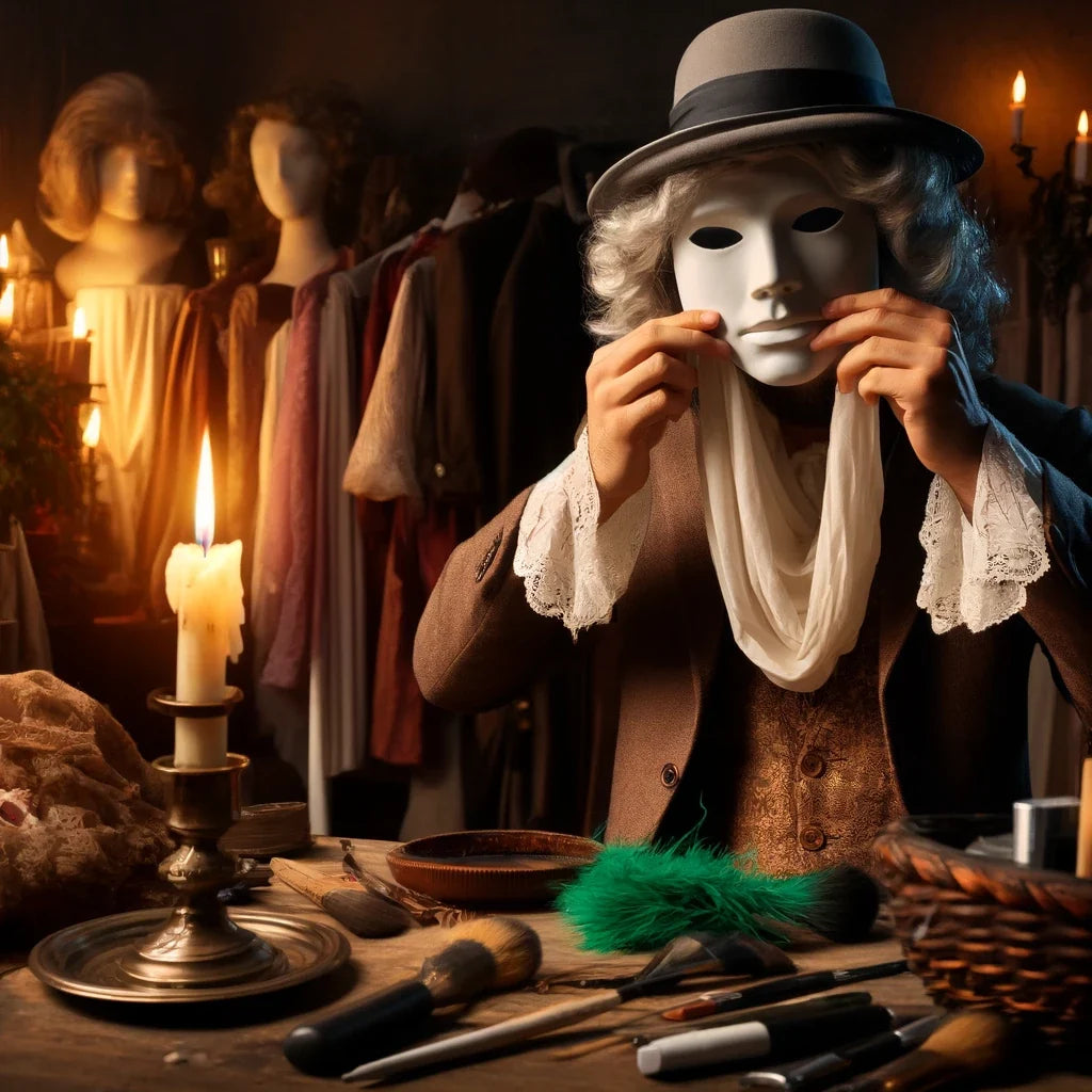 Unmasking Shadows Canvas