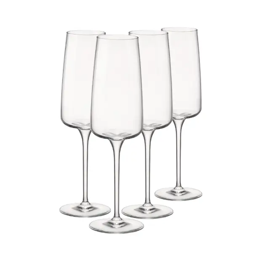 Bormioli Rocco Planeo Champagne Flutes - 260ml - Set of 4