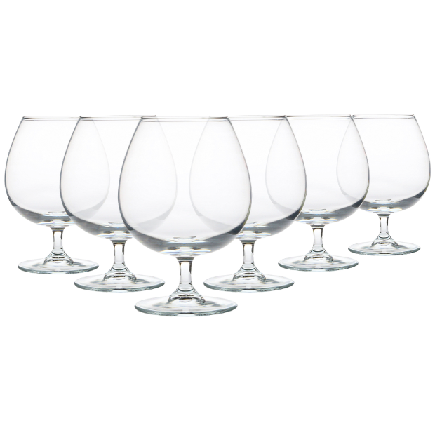 Glass Brandy Balloon - 550ml - Set of 6